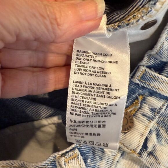 BDG Urban Outfitters Acid Wash Slim Straight Jeans 100% Cotton Size 27 - Picture 6 of 12